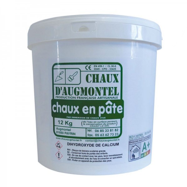 Chaux en pâte CL90 - 12 kg