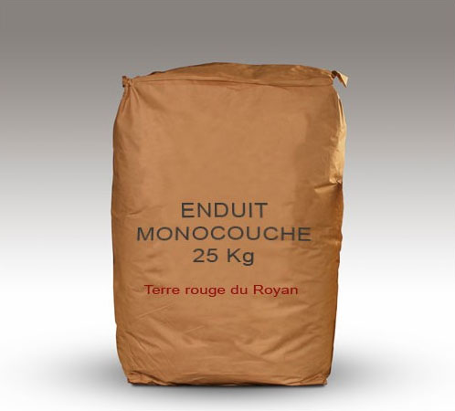 Sac enduit argile monocouche 25 Kg