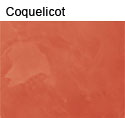 stuc, teinte:coquelicot