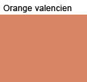 enduit à la chaux, teinte: Orange valencien